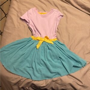 Hanna Andersson Whoosh Dress Turquoise & Purple Size 110 (4/5)